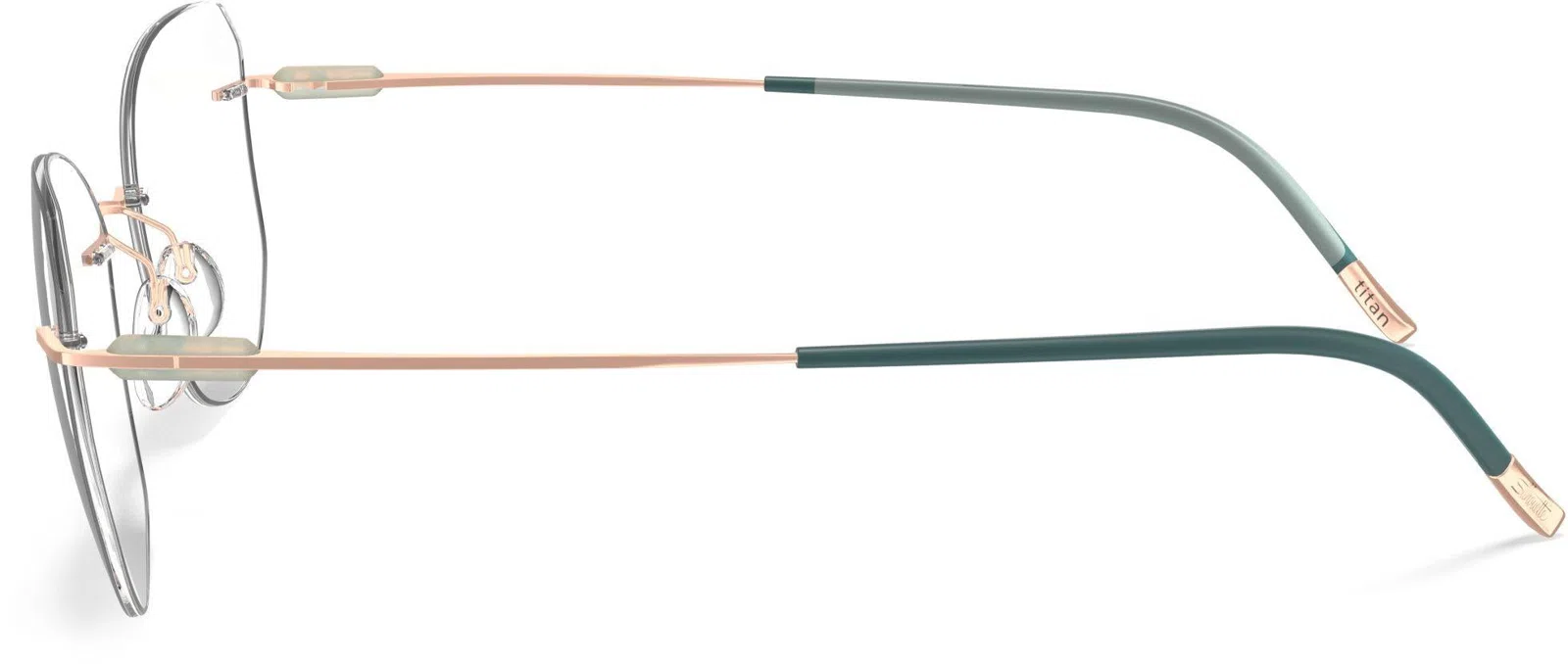 Silhouette Purist Color Groove Demo Rimless 5561 Eyeglasses - view 134